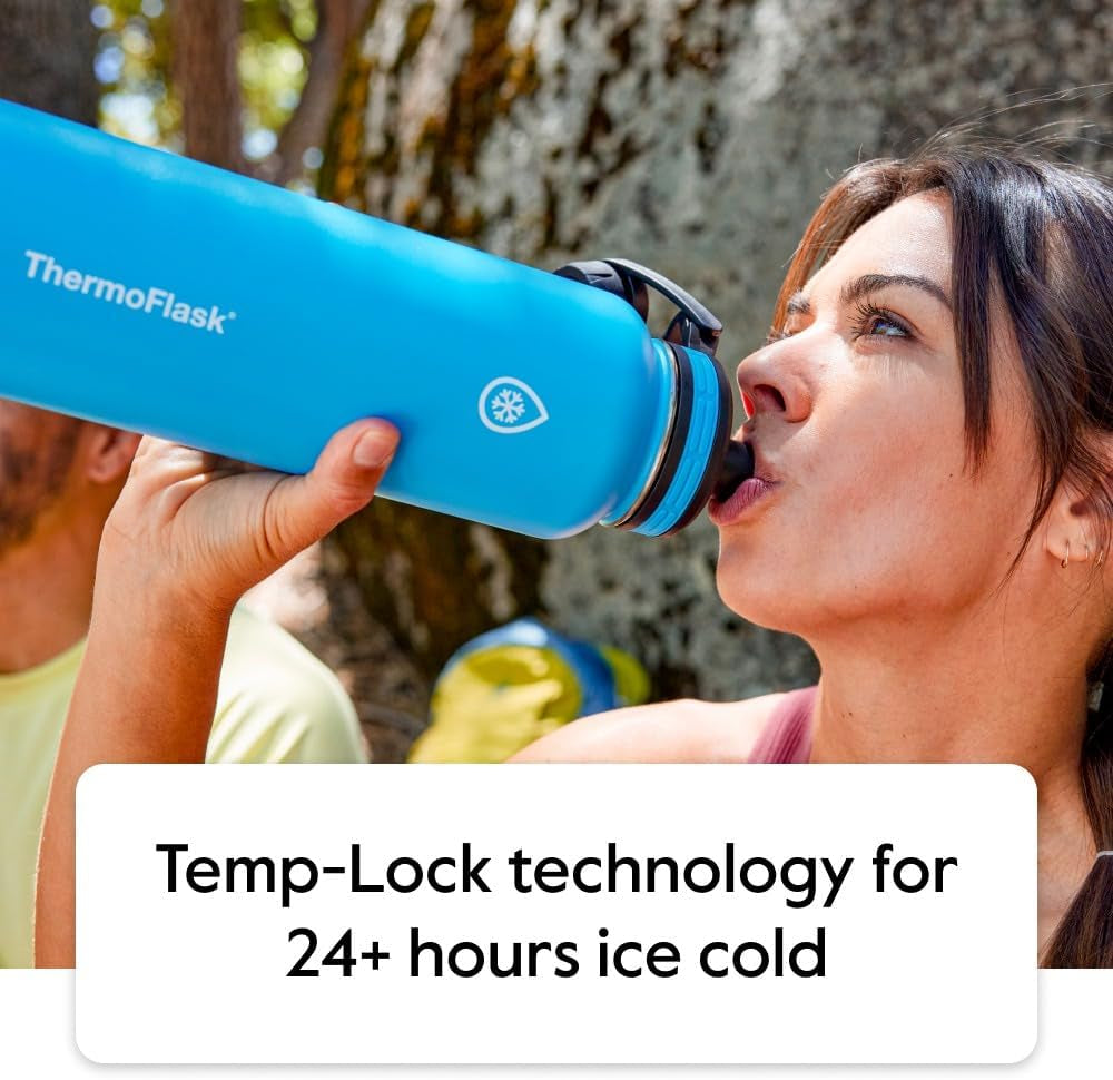 HomeVirtue™ 18oz Vacuum Insulated Water Bottle – Keeps Drinks Cold for 24 Hours