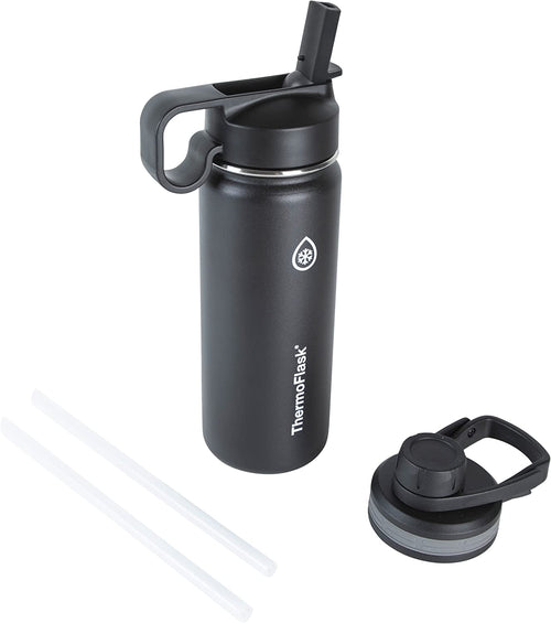 HomeVirtue™ 18oz Vacuum Insulated Water Bottle – Keeps Drinks Cold for 24 Hours