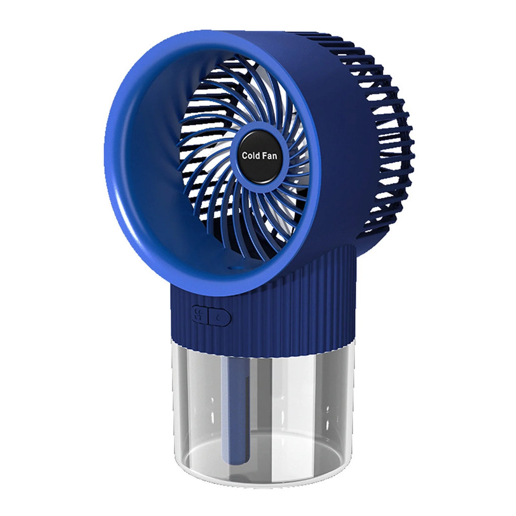 HomeVirtue™ Portable Misting Fan | Rechargeable Cooling Fan with Built-In Humidifier