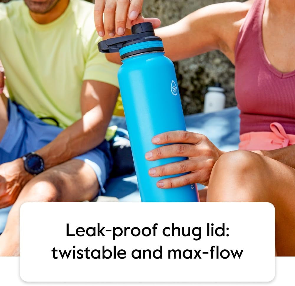 HomeVirtue™ 18oz Vacuum Insulated Water Bottle – Keeps Drinks Cold for 24 Hours