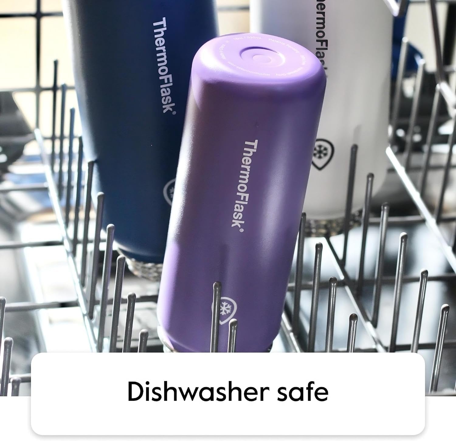 HomeVirtue™ 24oz Insulated Water Bottle – Leak-Proof Chug & Straw Lids